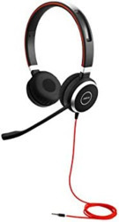 JABRA EVOLVE 40 STEREO HEADSET WITHOUT CONTROLLER WITH 3.5MM