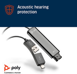 POLY DA75 QD TO USB-A & C SMART DIGITIAL ADAPTER CABLE
