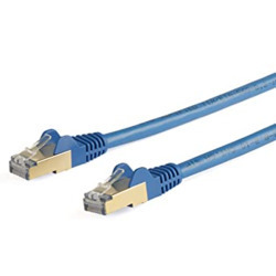 STARTECH 10M CAT6A ETHERNET CABLE - BLUE RJ45 SHIELDED CABLE SNAGLESS LTW