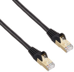 STARTECH 2M CAT6A ETHERNET CABLE - 10GbE STP SNAGLESS 100W POE BLACK LTW