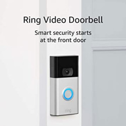 RING VIDEO DOORBELL (2ND GEN) SATIN NICKEL (BATTERY) [8VRASZ-SEN0]