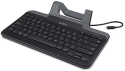 BELKIN WIRED TABLET KEYBOARD W/ STAND FOR IPAD (LIGHTNING CONNECTOR)