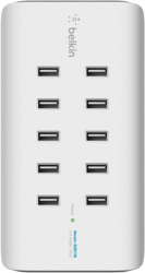 BELKIN 10 PORT USB CHARGER, USB-A(10), 2.4A, 1 YR WITH $5000 CEW