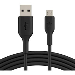 BELKIN 1M MICRO USB TO USB-A CHARGE/SYNC CABLE, BLK, 2 YR WTY