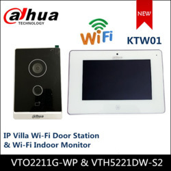 DAHUA IP WIFI INDOOR MONITOR,WHITE,7" TOUCH,POE,MICRO SD SLOT,SURFACE,3YR