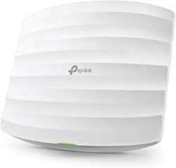 TP-LINK WIRELESS ACCESS POINT, AC1750, GbE(2), POE, CEILING MOUNT, 3YR WTY