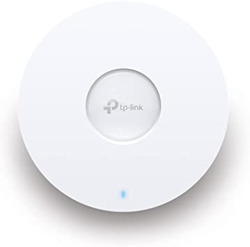 TP-LINK WIRELESS ACCESS POINT, AX5400, 2.5GbE PO3, CEILING MOUNT, HIGH DENSITY, 5YR WTY