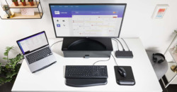 KENSINGTON Laptop Riser with Dock Storage & Headset Hanger