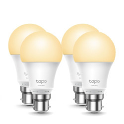 TP-LINK TAPO L510B(4-Pack) SMART WI-FI LED LIGHT BULB, DIMMABLE BAYONET B22, 2YR